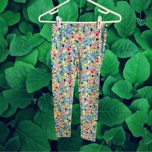 5 for $25🔥Cat & Jack Floral Leggings Girls Medium (7/8)